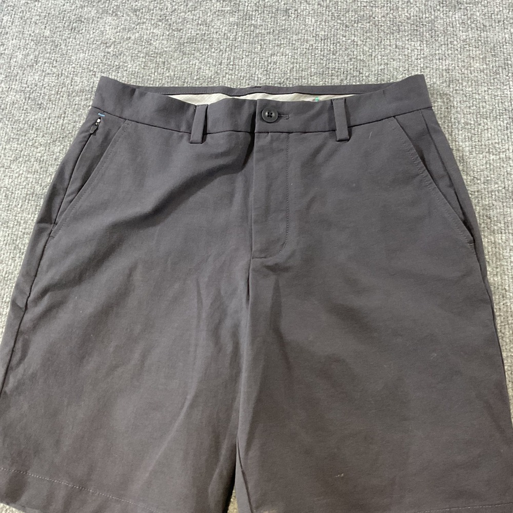 Vineyard Vines OTG On-The-Go Shorts Mens 28 Gray Performance Stretch Golf Casual - Picture 6 of 7